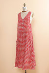 Picnic Time! Rayon Smock Dress L