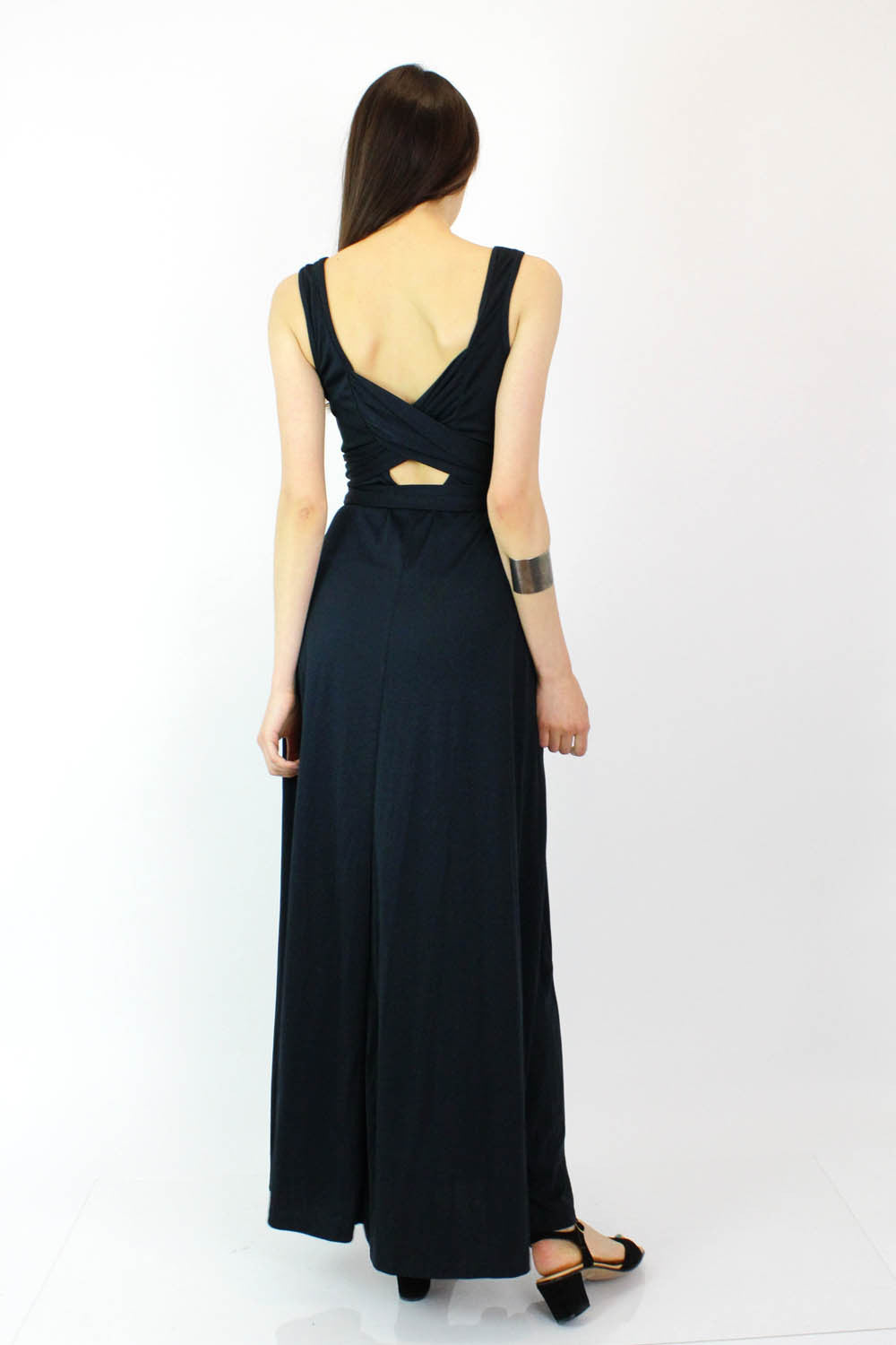  open back maxi dress