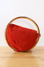 Japanese Suede Circle Bag