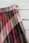 Pale Purple Plaid Skirt S