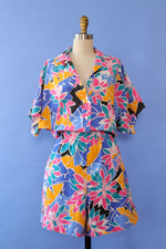 Electric Foliage Romper M/L