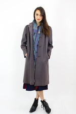 Pewter Wool Coat S