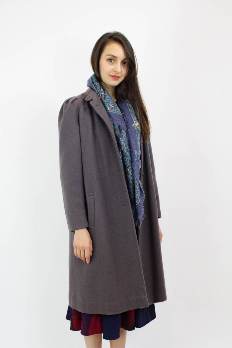 Pewter Wool Coat S