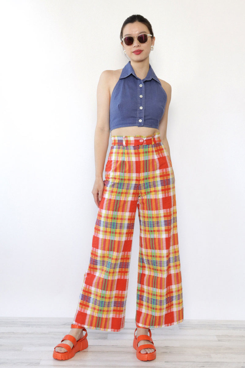 Juicy Fruit Plaid Pants S