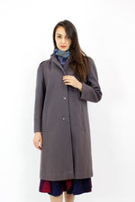 Pewter Wool Coat S