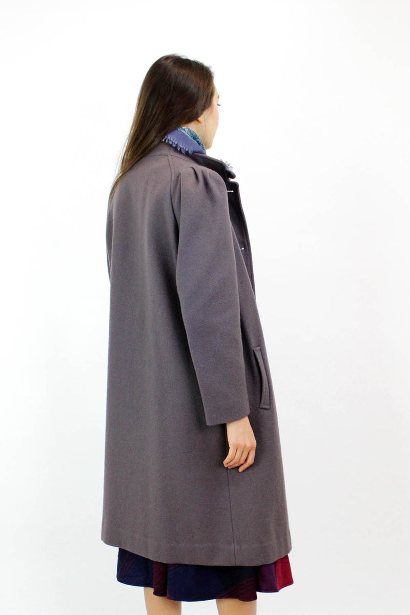 Pewter Wool Coat S