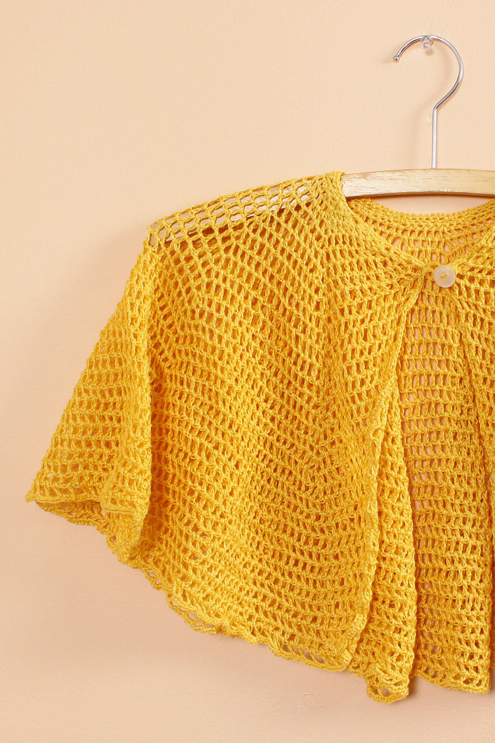 Marigold Crochet Cape