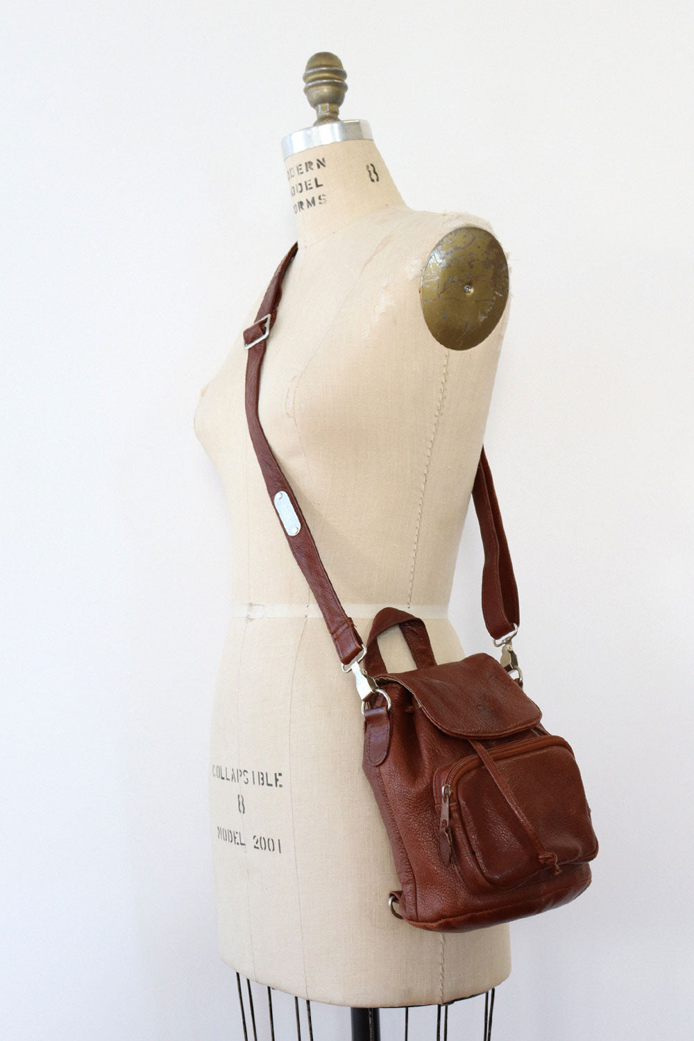 Full Grain Leather Mini Backpack