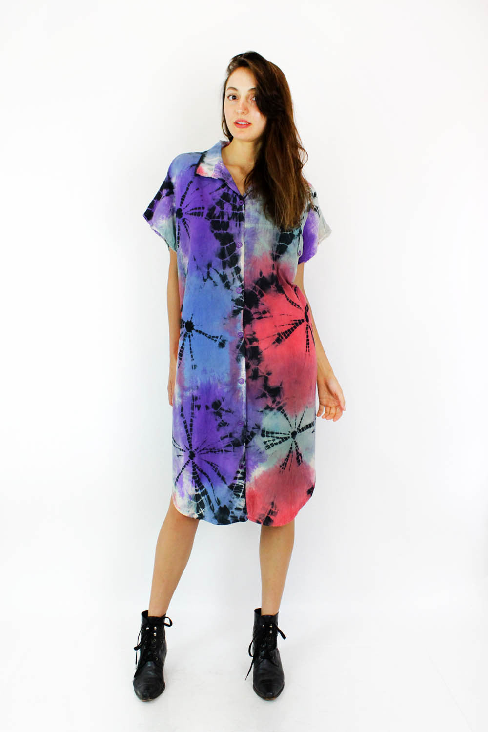 tie dye cotton dresses