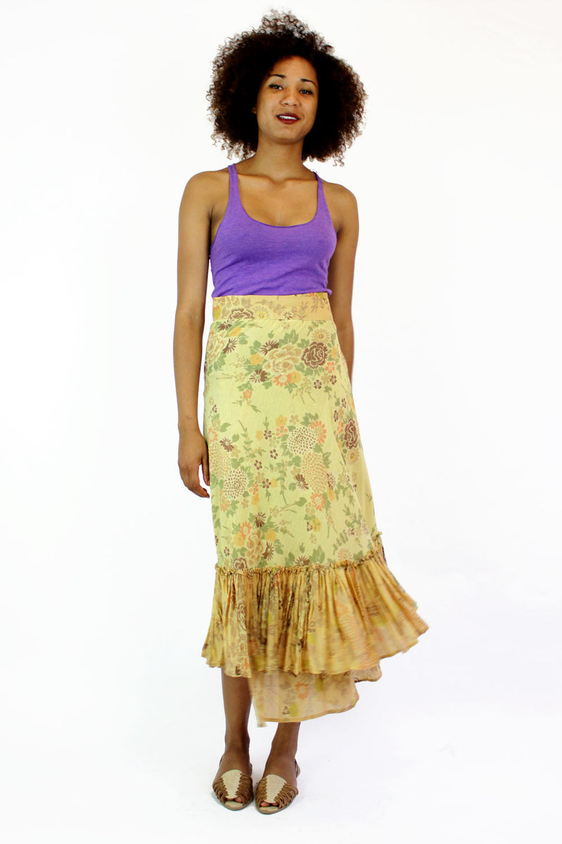 Dosa tea dyed skirt