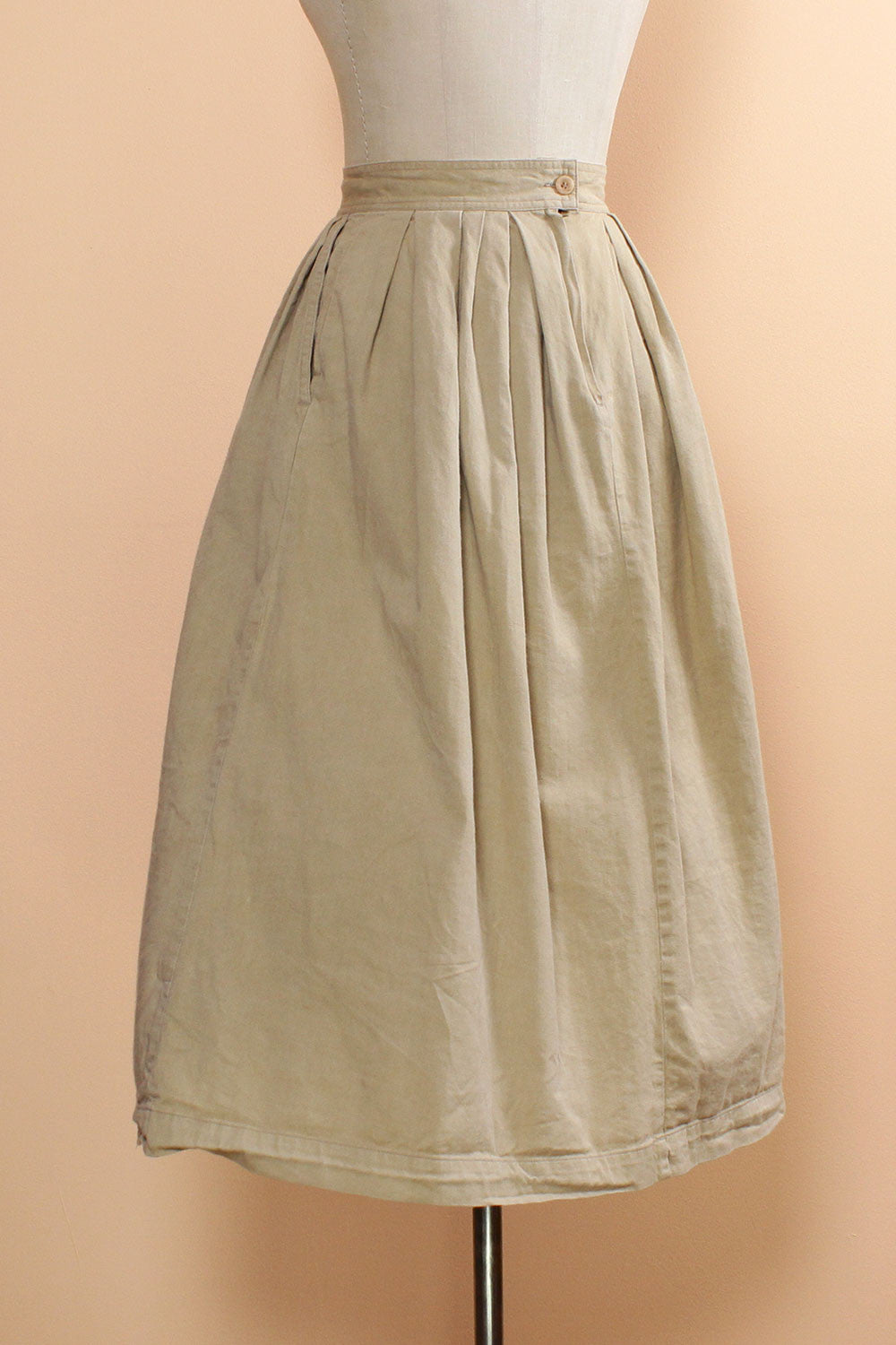 Ann Taylor Khaki Pioneer Skirt S