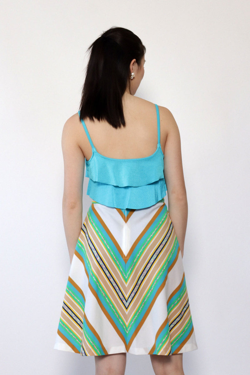 Carnival Chevron Skirt M