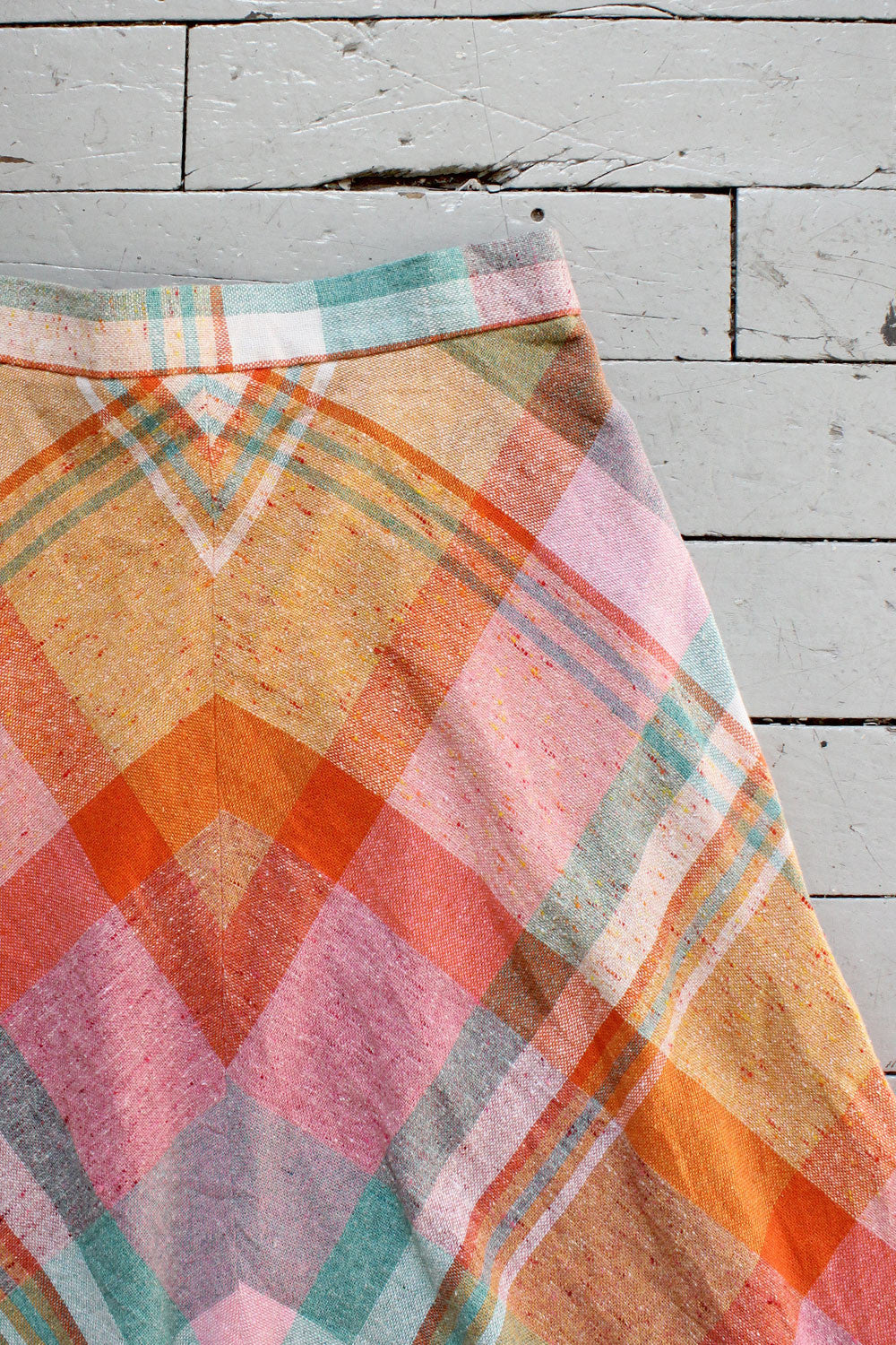 Sherbert Plaid Winter Skirt M