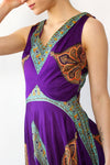 Royal Purple Full Sweep Maxi Dress S-S/M