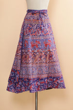 Block Print Wrap Skirt