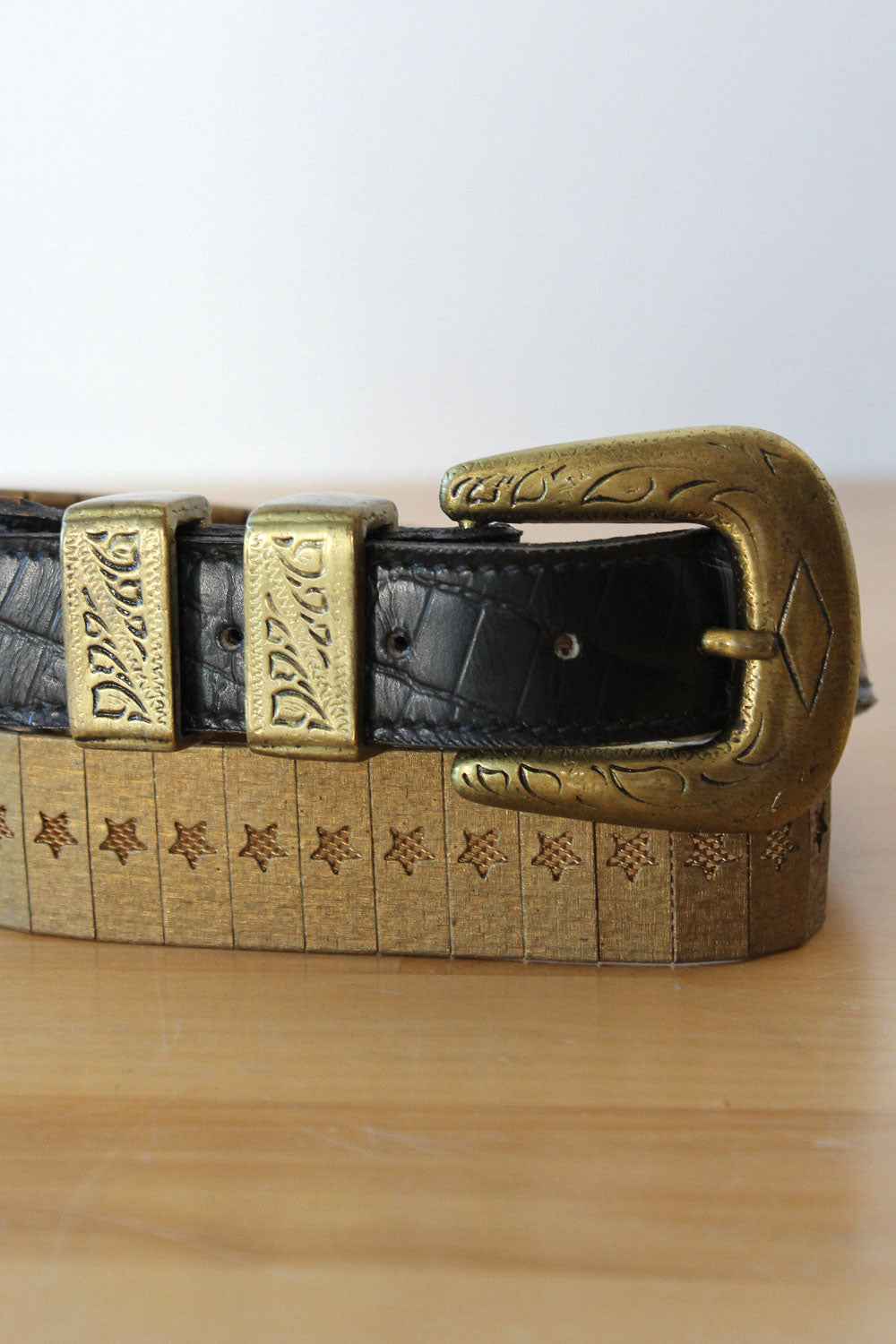 Stargazer Black & Gold Belt S/M