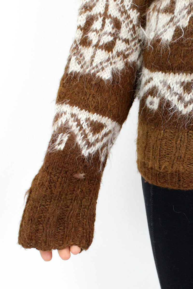 Holey Alpaca Folk Jumper