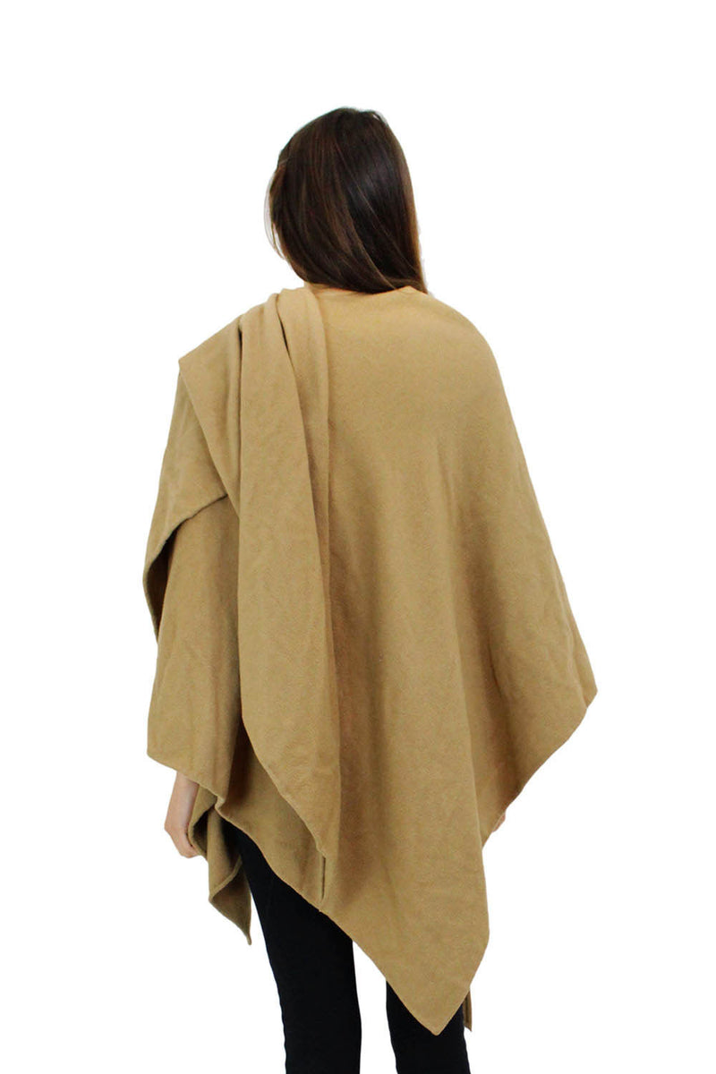 vintage tan poncho