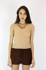 vintage crochet tops