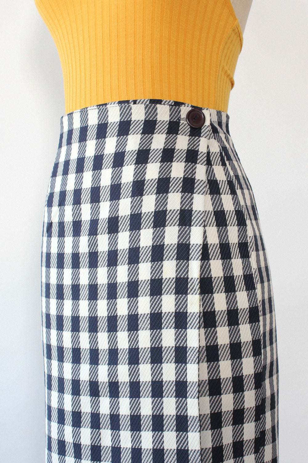 Gingham 2024 pencil skirt