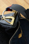 Vintage Gucci Navy Slouch Bag