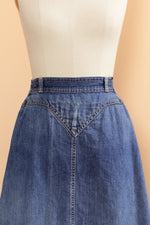 Sia Denim Yoke Skirt S