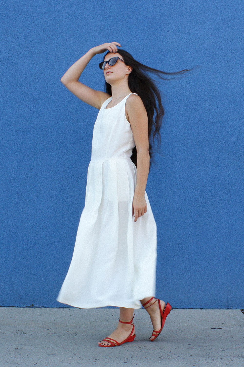 Ivory Buttonback Dress S/M