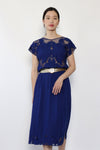 Royal Blue Bali Lace Dress S/M