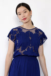 Royal Blue Bali Lace Dress S/M