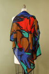 Abstract Colorblock Scarf