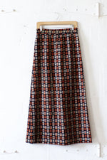 Woven Puzzle Maxi Skirt S/M