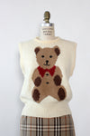 Teddy Bear Sweater Vest M/L