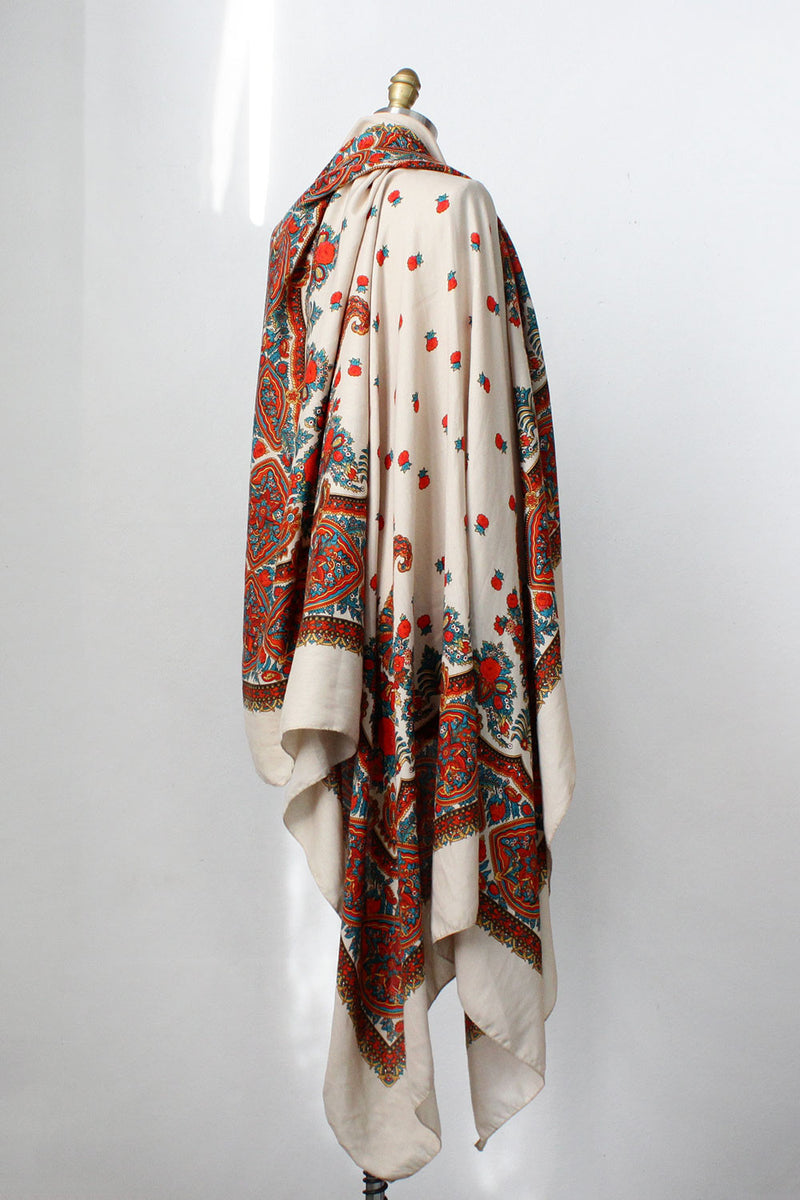 Ivory Babushka Shawl • XL