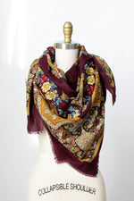 Royal Purple Paisley Shawl