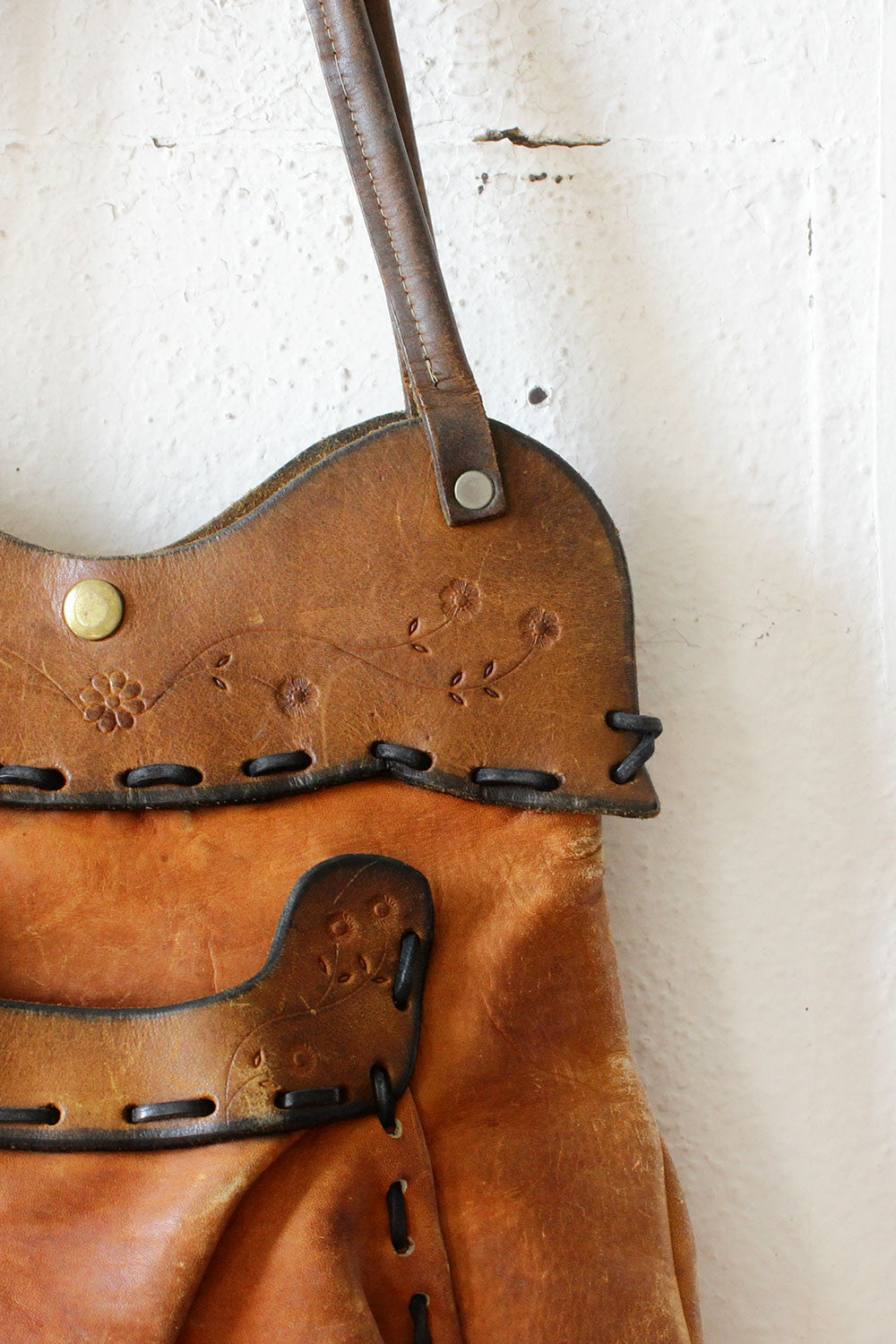 Homegrown Tooled Leather Tote