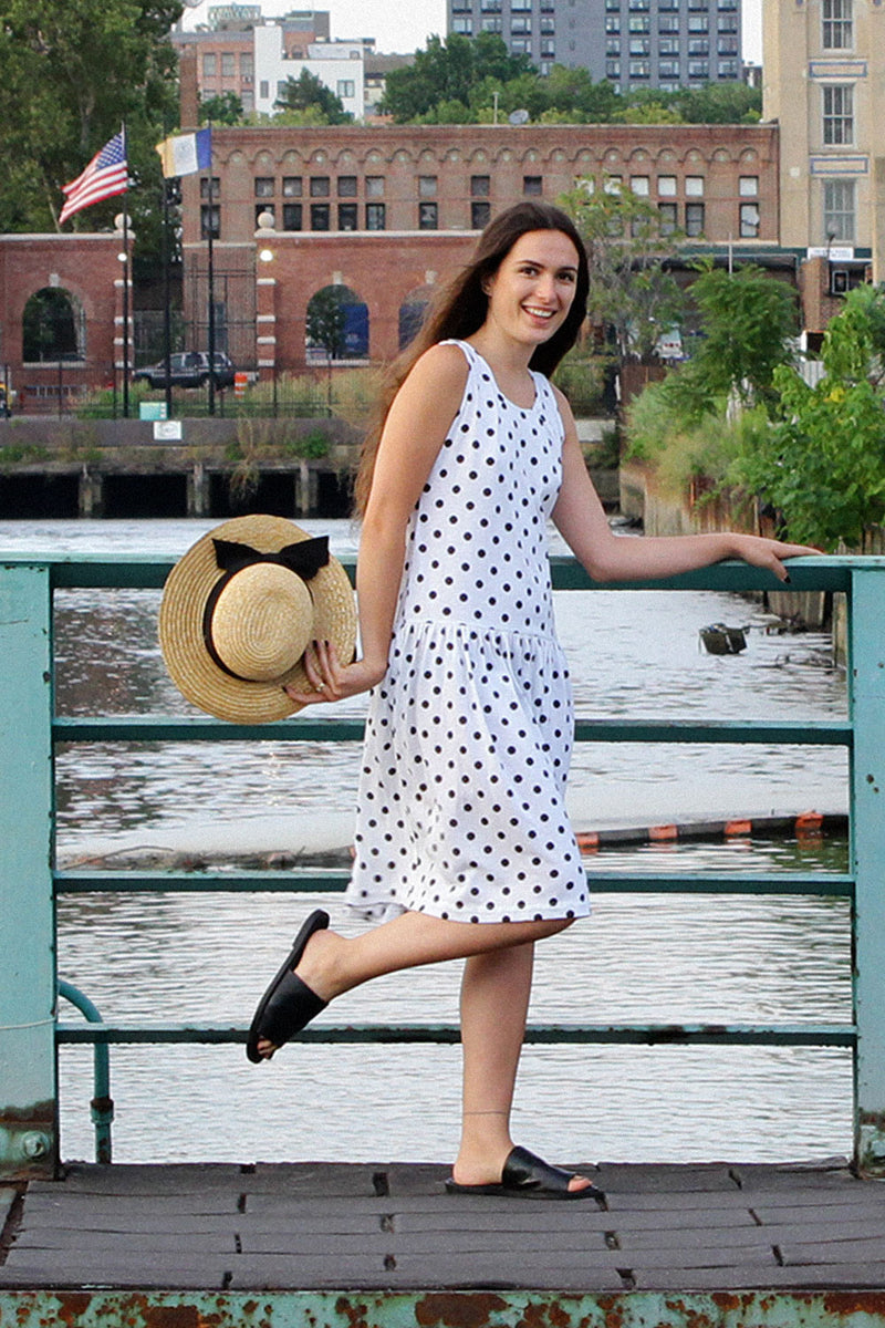 Polka Dot Drop Dress S/M