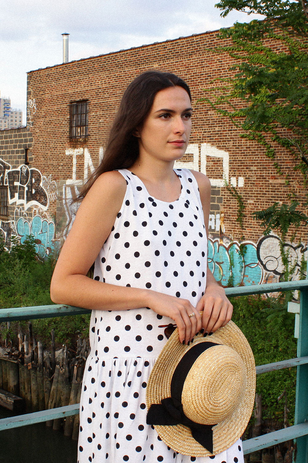 Polka Dot Drop Dress S/M