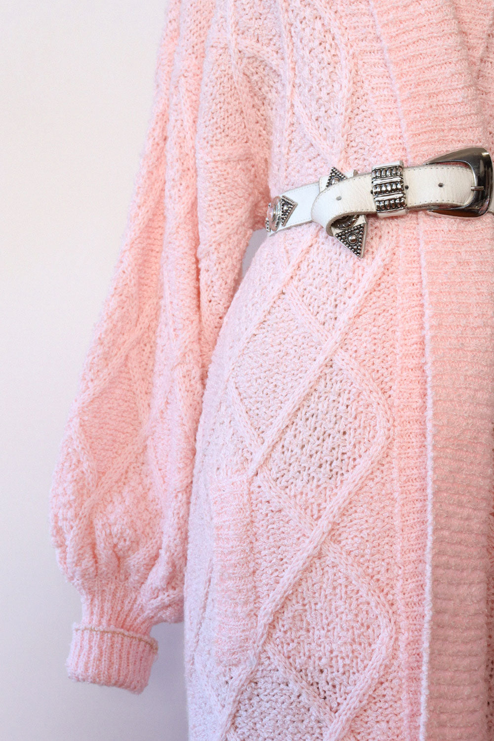 Yarnworks Carnation Pink Sweater Jacket S-L