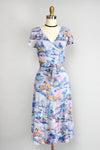 Impressionist Scene 70s Dress XS/S