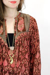 Antiqued Rose Indian Cotton Dress