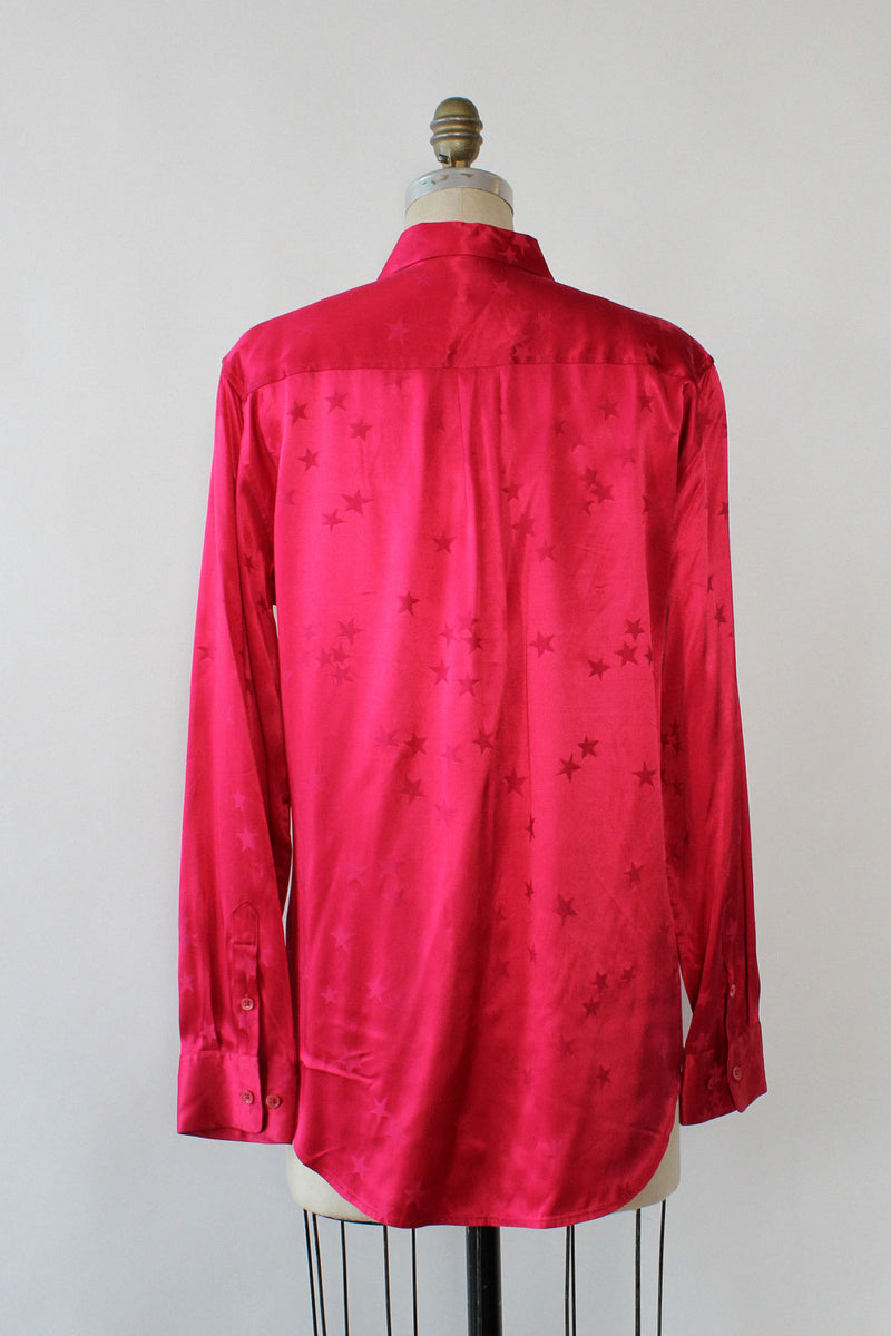 Tabitha Hot Pink Star Blouse M