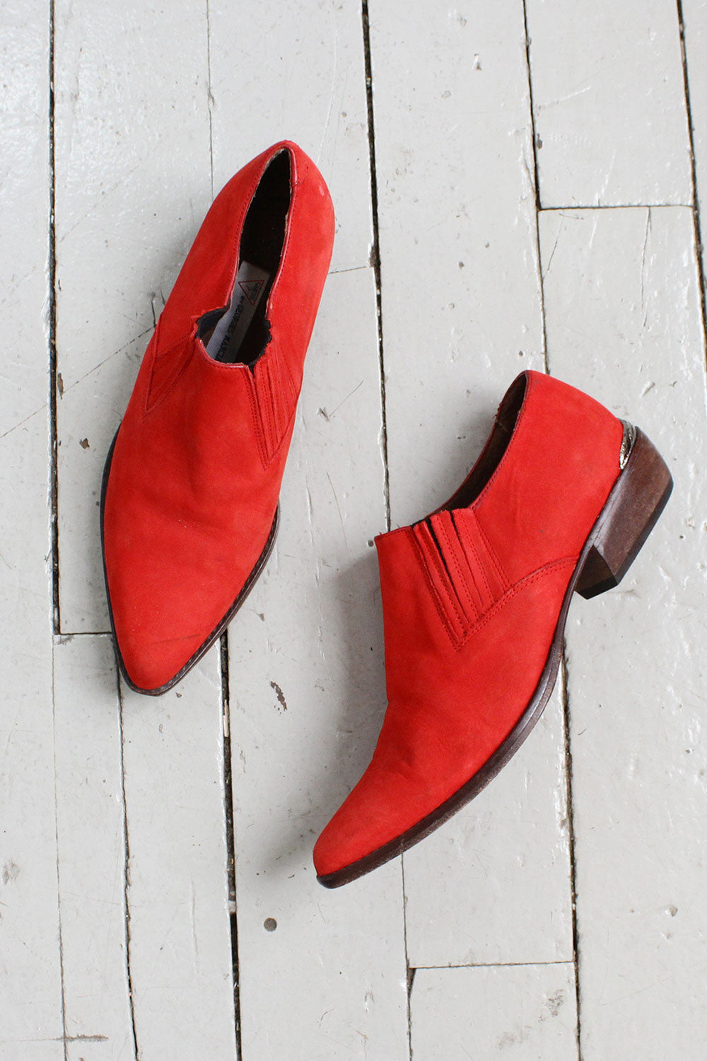 Very Red Western Booties 7 1/2