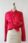 Tabitha Hot Pink Star Blouse M