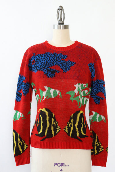 Clown Intarsia Sweater