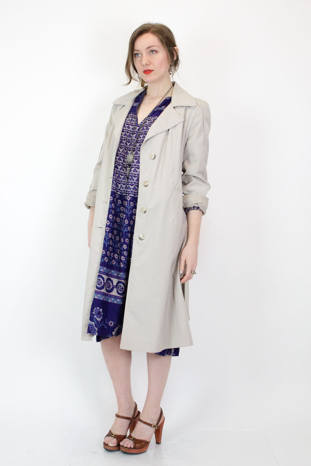 Khaki Trench Coat S