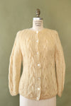 Italian Mohair Vanilla Cardigan XS-M