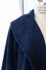 Navy Blue Cashmere Clutch Coat M/L