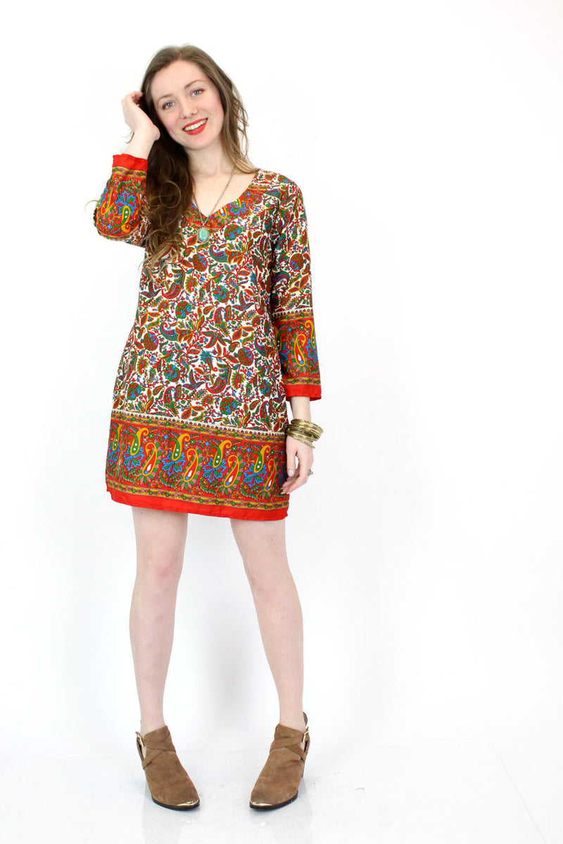 Rana Silk Mini Dress M