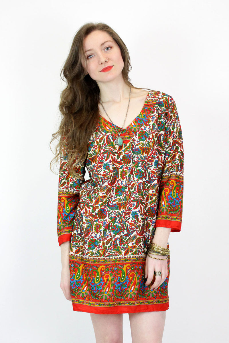 Rana Silk Mini Dress M