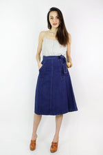 70s Madewell Wrap Skirt S/M